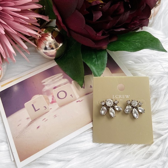 J.crew NWT crystal earrings - Picture 5 of 6